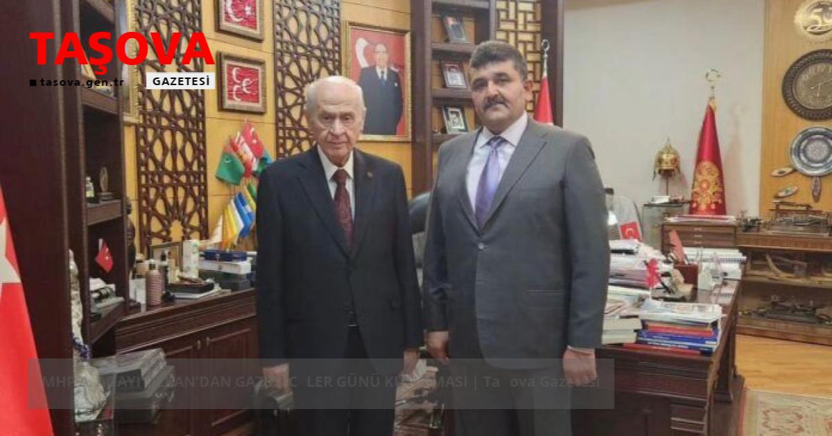 Mhp A Adayi özkan Dan Gazeteci̇ler Günü Kutlamasi Taşova Gazetesi