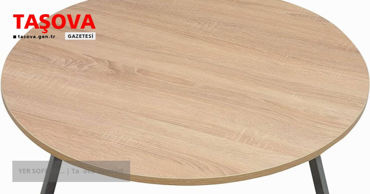 Aimee Holzbodentisch Yer Sofrasi - Klapptisch 90cm Für Esstisch & Sofra